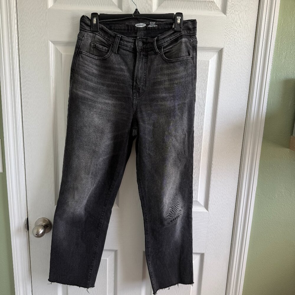 Old Navy The SKY-HI Straight Extra High Rise Jeans size 6